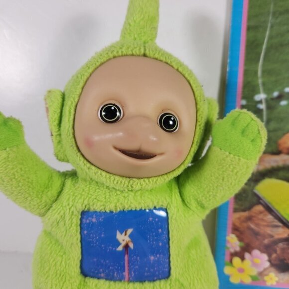 Vintage 1998 Teletubbies Dipsy Tray Cardboard Puzzle and Plush Milton Bradley - Picture 7 of 15